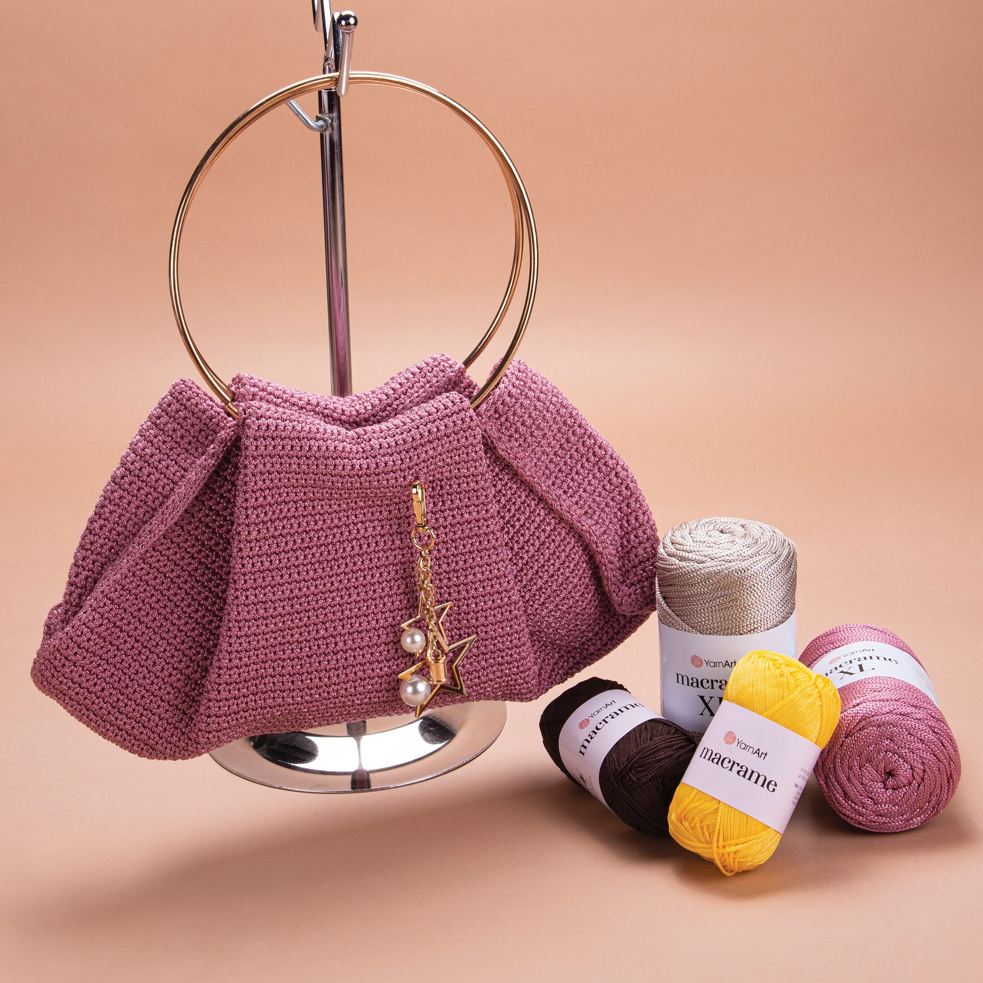 חוט סריגה מקרמה XL יארן ארט - Yarn Art Macrame XL