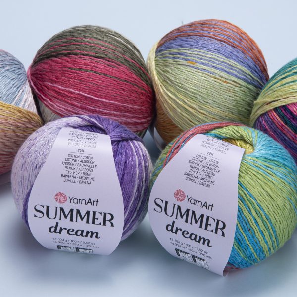 חוט סריגה סאמר דרים יארן ארט - Yarn Art Summer Dream – תמונה 2